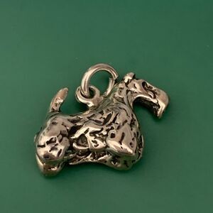 Scottish Terrier Sterling Silver Jewelry Charm #scottie #family pet